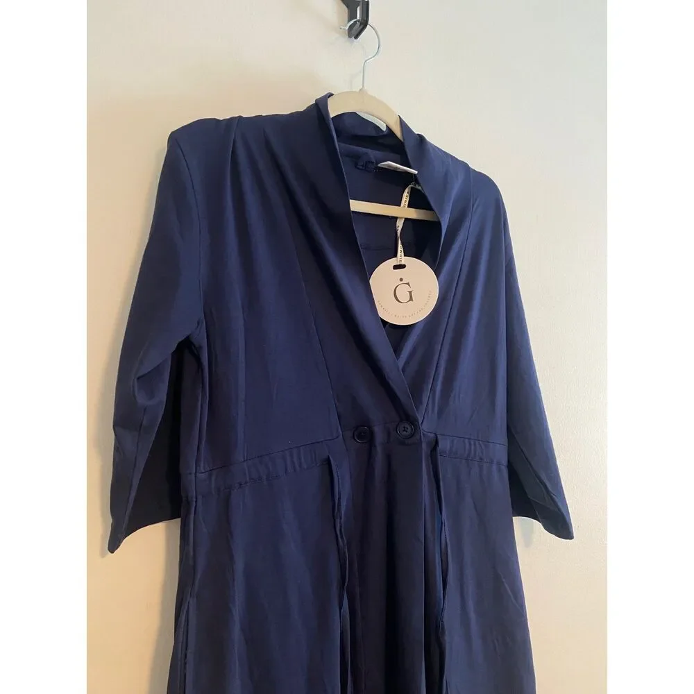 NWT Gownies Post Surgery Recovery Robe XS/S Navy - Picture 5 of 6